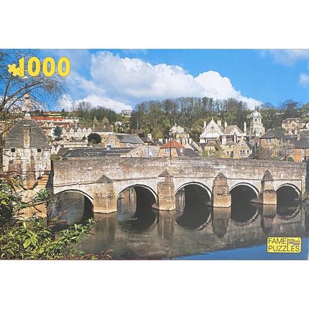 Fame puzzel Bradford on Avon town Bridge 1000