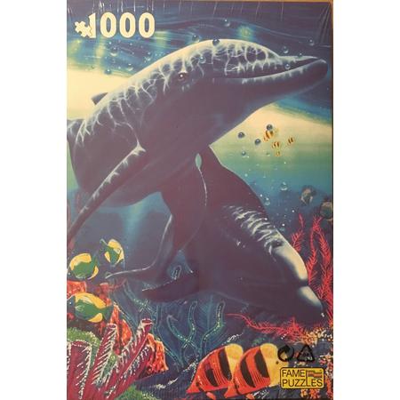 Fame puzzles Dolfijnen 1000 stukjes