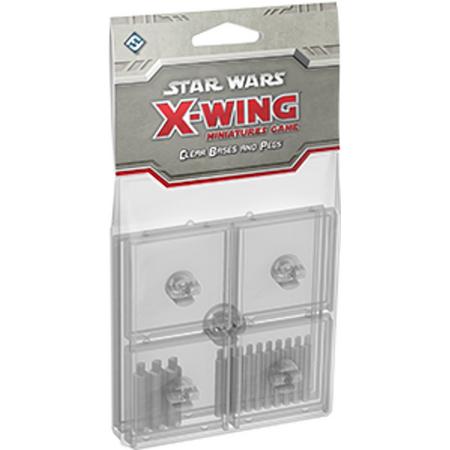 Clear Bases and Pegs Accessory: X-Wing Mini Game