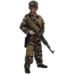 Kostuum leger jongen action air force met pet - Maat 152