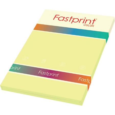 Kopieerpapier Fastprint A4 160gr kanariegeel 50vel