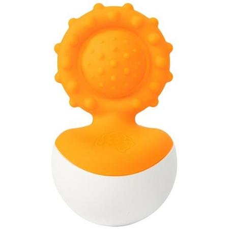 Fat Brain Toys Dimpl Wobbl 10 Cm Oranje