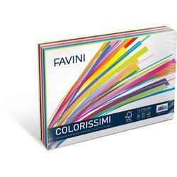 FAVINI COLORISSIMI 240 vel 250 x 350 mm 220 g/m2 Pastels & Collage 12 kleuren 20 vel/kleur FAVINI Made in Italy