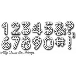 Die-namics Bright Lights Numbers And Symbols (MFT-463)