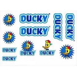 Fc Fietsstickers Ducky Junior 14 X 20 Cm Papier Blauw