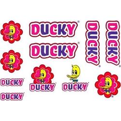 Fc Fietsstickers Ducky Junior 14 X 20 Cm Papier Roze