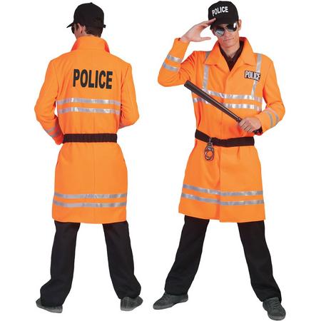 Politie jas Fluo - Verkleedkleding - One size
