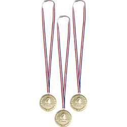 3 stuks Gouden medaille eerste plaats, Sportprijs, Verjaardag, Nederland.