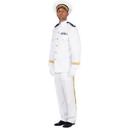 Witte officier kapitein-Maat:XXL