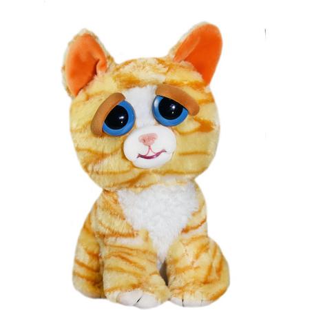 Feisty Pets Orange Cat - Knuffel - Kat - Goliath