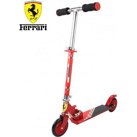 Ferrari Step - opvouwbaar step - step voor kinderen - stoere step voor kinderen - rood/zwart - step voor zomer -