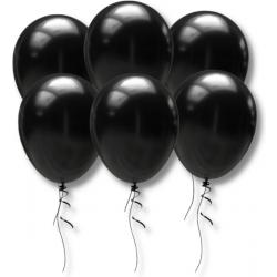 Festivz 40 stuks Zwart Ballonnen – Decoratie – Feestversiering – Black - Black Latex - Verjaardag - Bruiloft - Feest - Halloween