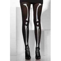 Panty met Skeletprint - Zwart Halloween