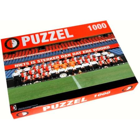 Feyenoord puzzel niets is sterker dan dat ene woord 1000 stukjes