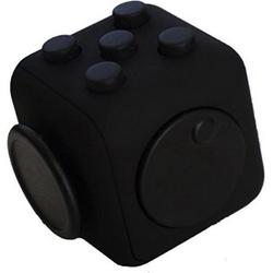 Fidget Cube Friemelkubus - Anti Stress Cube - Speelgoed Tegen Stress - Meer Focus & Concentratie - Fidget - Zwart