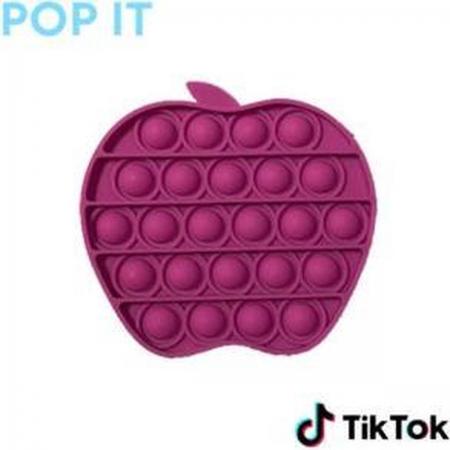 Pop IT Appel – Paars Pop It Fidget - anti stress speelgoed 
