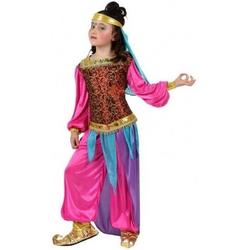 Buikdanseres 1001 nacht Arabisch verkleed kostuum voor meisjes - carnavalskleding - voordelig geprijsd 116 (5-6 jaar)