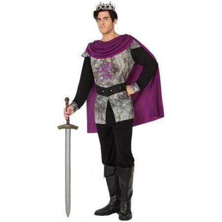 Middeleeuwse ridder/koning verkleed kostuum voor heren M/L