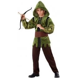 Robin Hood kostuum 3-delig voor kinderen -   - Carnaval 128 (7-9 jaar)