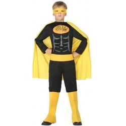 Superhelden vleermuis verkleed set / kostuum voor jongens - carnavalskleding - voordelig geprijsd 128 (7-9 jaar)