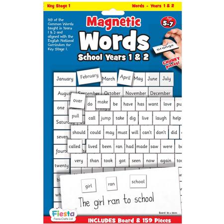 Fiesta Crafts Magnetic First Words - Years 1 & 2
