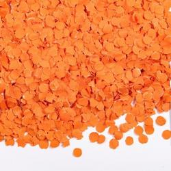 Oranje confetti papier 200 gram