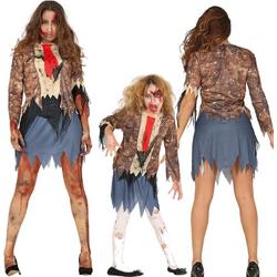 Zombie kostuum dames