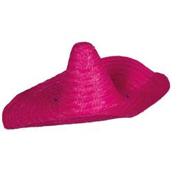 sombrero hoed 50 cm stro roze