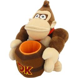 Super Mario Bros.: Donkey Kong Barrel 20 cm Knuffel