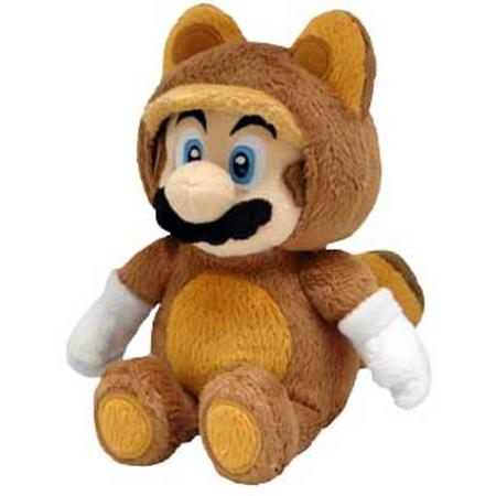 Super Mario Bros.: Tanooki Mario 23 cm Knuffel
