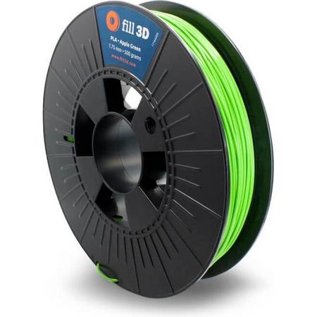 Fill 3D PLA Apple Green (helder groen) 0,5 kg