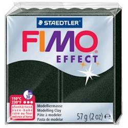 FIMO EFFECT modellering, oven harden, zwart, 57 g