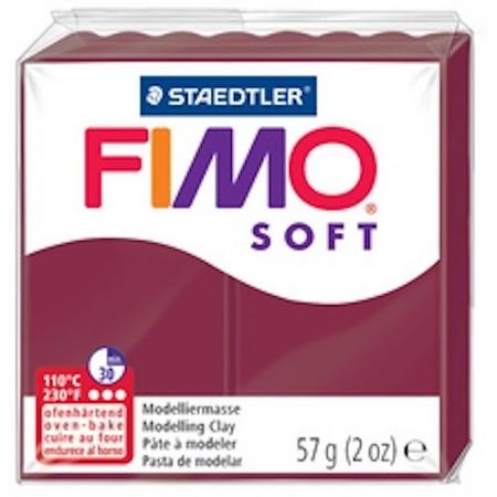 FIMO SOFT boetseerklei, oven harden, merlot, 57 g