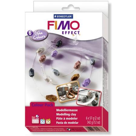 Fimo Soft Set 6 x 57 g, Glam Colours