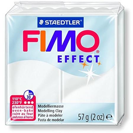 Fimo Transparent Weiß Soft Effect