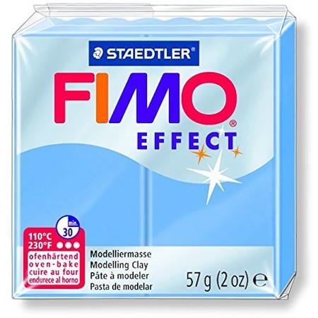 Fimo effect klei - blauw agaat