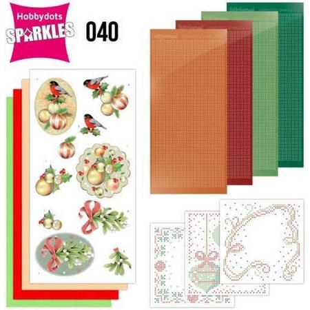 Hobbydots - Sparkles Set 40  - Jeanines Art - Christmas Flowers - Mistletoe