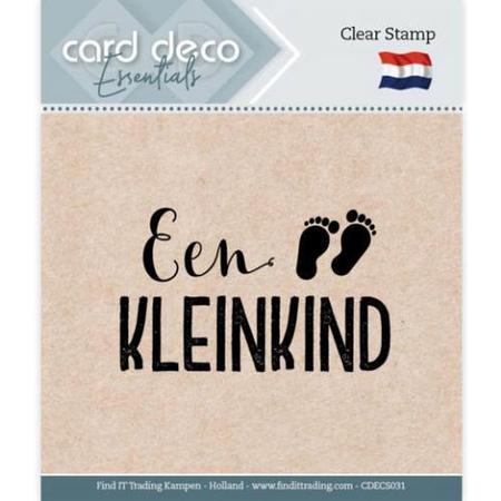Card Deco Essentials - Clear Stamps - Een Kleinkind