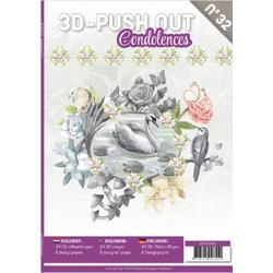 3D Push Out book 32 - Condoleance - 3DPO10032