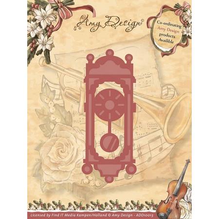 Die - Amy Design - Vintage Christmas Collection Die - Old-Fasioned Clock