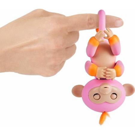 Fingerlings baby Monkey Summer - roze oranje aapje