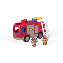 Fisher-Price Little People Grote Brandweerauto - Speelfigurenset