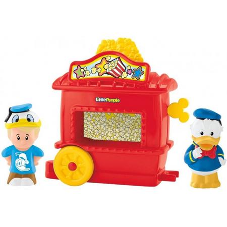Fisher-Price Little People Magic of Disney Donalds Popcorn Cart