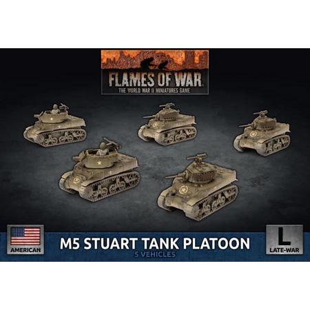 M5 Stuart Light Tank / Scott Platoon (Plastic)