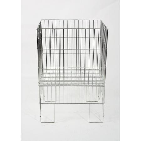 Shopping basket foldable 56x39,5x80cm