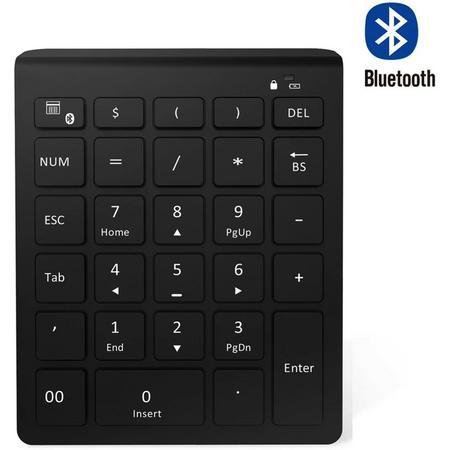 Numeriek Bluetooth Toetsenbord - draadloze numpad - wireless / Bluetooth number pad
