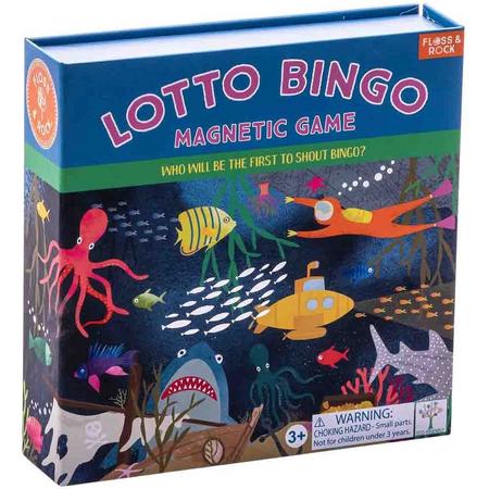 Floss & Rock Lotto / Bingo spel, Oceaan - 17 x 17 x 4 cm - Multi