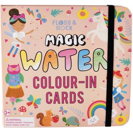 Floss & Rock Rainbow Fairy - water kleur kaarten - 19 x 18 cm - Multi