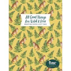 Flow Magazine - Cadeaupapier en Labels - All Good Things Are Wild & Free