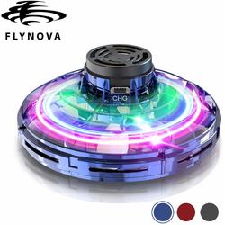 FlyNova Vliegende Spinner met LED - Blauw - Flying Fidget Spinner